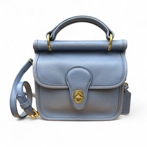 🦄 Vintage Coach Periwinkle Winnie Crossbody
Bag 9023